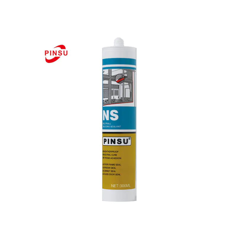UV vízálló és időjárásálló PINSU-NS semleges szilikon tömítőanyag